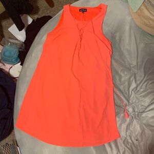 Hot pink party dress